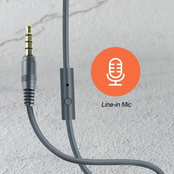 Oneodio Pro-30 Mikrofonlu 3.5 Mm Jak Kablolu Kulaklık Gri Kahverengi