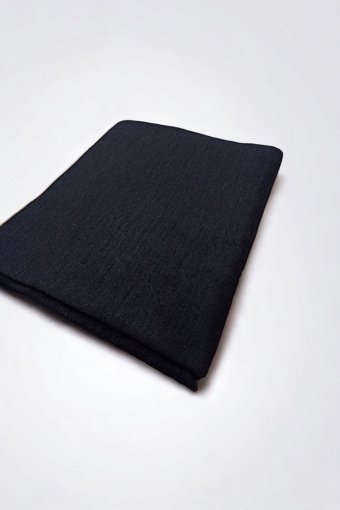 Şener Home Kadife Polar Süngersiz Düz Siyah Tekli Koltuk Örtüsü 175x215 cm