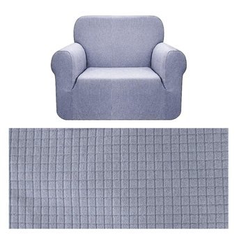 Güzelevim Polyester Likralı Süngersiz Düz Giydirmeli Krem Tekli Koltuk Örtüsü 60x80 cm