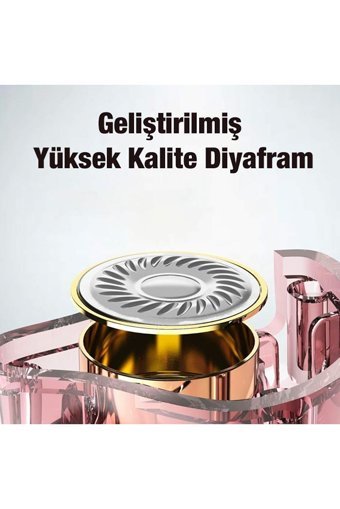 Coofbe Silikonlu Mikrofonlu Örgülü 3.5 Mm Jak Kablolu Kulaklık Mavi