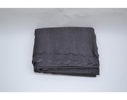 Laris Pamuklu - Polyester Süngersiz Çizgili Bordo Tekli Koltuk Örtüsü 215x175 cm