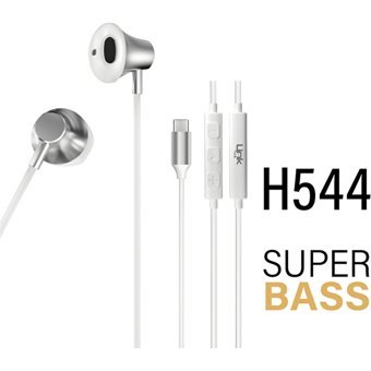 Linktech H544 Mikrofonlu 3.5 Mm Jak Kablolu Kulaklık Beyaz