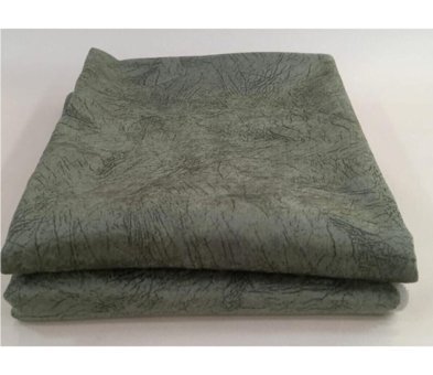 Selçuklu Tekstil Kadife Polar Pofuduk Süngerli Çizgili Yeşil Üçlü Koltuk Örtüsü 170x220 cm