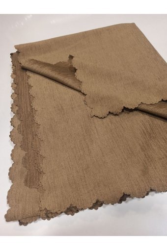 Şener Home Kadife Polar Süngersiz Düz Kahverengi Tekli Koltuk Örtüsü 175x215 cm