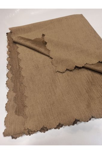 Şener Home Kadife Polar Süngersiz Düz Kahverengi Tekli Koltuk Örtüsü 175x215 cm