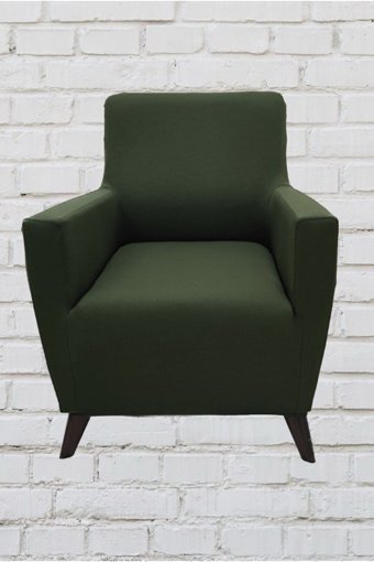 Şahane Ev Mikro Polyester Likralı Jakarlı Süngersiz Düz Giydirmeli Lastikli Haki Tekli Koltuk Örtüsü 55x8 cm