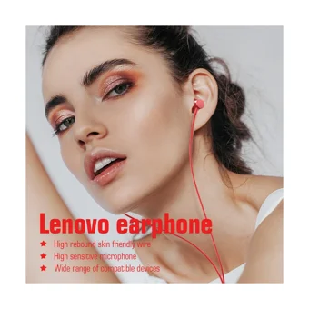 Lenovo Hf130 Silikonlu Mikrofonlu 3.5 Mm Jak Kablolu Kulaklık Beyaz