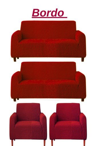 Furkanticaret Polyester Bürümcük Süngersiz Kapitone Giydirmeli Beyaz 3-3-1-1 Koltuk Örtüsü 180x230 cm