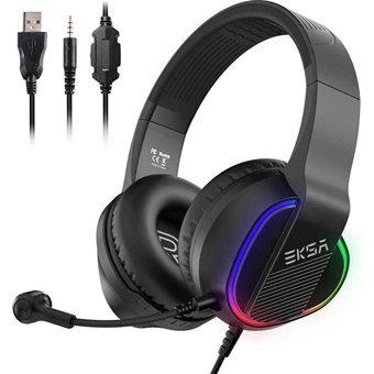 Eksa E400 Mikrofonlu 3.5 Mm Jak Kablolu Kulaklık Siyah
