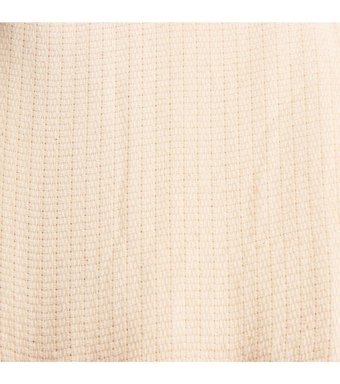 Evidea Pamuklu - Polyester Kanvas Jakarlı Süngersiz Armürlü Bej Tekli Koltuk Örtüsü 130x170 cm