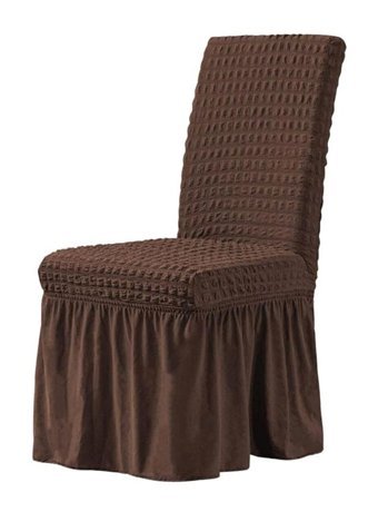 Elgeyar Pamuklu - Polyester Bürümcük Giydirmeli Kahverengi Koltuk Örtüsü 35x50 cm