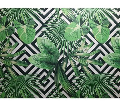 Tekstill Polyester Polar Süngersiz Çiçek Desenli Yeşil Tekli Koltuk Örtüsü 140x100 cm