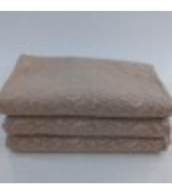 Ceyizimdekor Polyester Polar Jakarlı Süngerli Kahverengi Üçlü Koltuk Örtüsü 175x215 cm