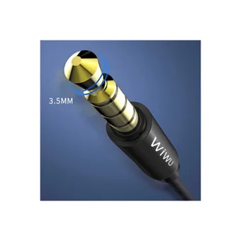 Wiwu Earbuds 102 Silikonlu Mikrofonlu 3.5 Mm Jak Kablolu Kulaklık Beyaz