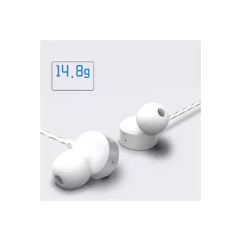 Wiwu Earbuds 102 Silikonlu Mikrofonlu 3.5 Mm Jak Kablolu Kulaklık Beyaz