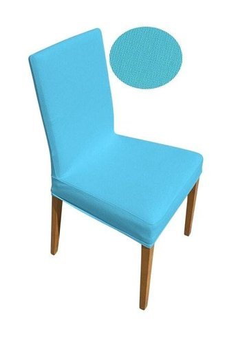 Uygar Home Pamuklu - Polyester Likralı Süngersiz Düz Giydirmeli Turkuaz Tekli Koltuk Örtüsü 38x50 cm