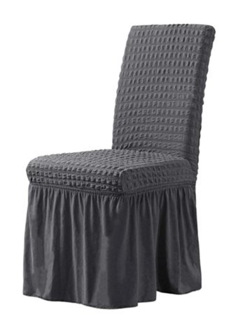 Elgeyar Pamuklu - Polyester Bürümcük Giydirmeli Gri Koltuk Örtüsü 35x50 cm
