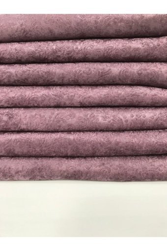 Moda Perde Polyester Süngerli Çiçek Desenli Mor Tekli Koltuk Örtüsü 170x210 cm