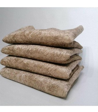 Enti Ev Tekstili ECR-11 Polyester Polar Jakarlı Süngerli Kaymaz Bej Üçlü Koltuk Örtüsü 170x200 cm