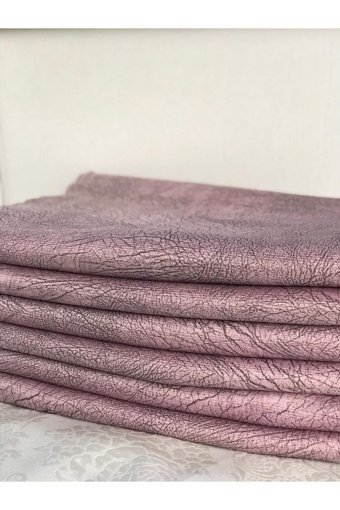 Madame Blue Polyester Nubuk Süngerli Çizgili Gül Kurusu Tekli Koltuk Örtüsü 170x210 cm