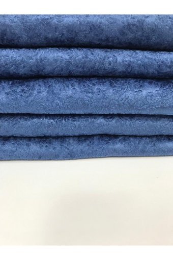 Moda Perde Polyester Süngerli Düz Mavi Tekli Koltuk Örtüsü 170x210 cm