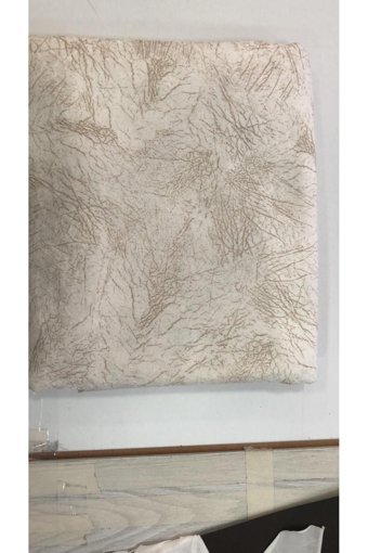 Home Polyester Süngerli Soyut Desenli Krem Tekli Koltuk Örtüsü 170x210 cm