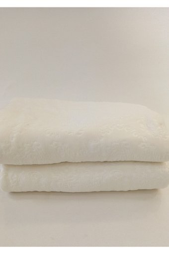 Ceyizimdekor Polyester Polar Jakarlı Süngerli Bej Üçlü Koltuk Örtüsü 180x215 cm