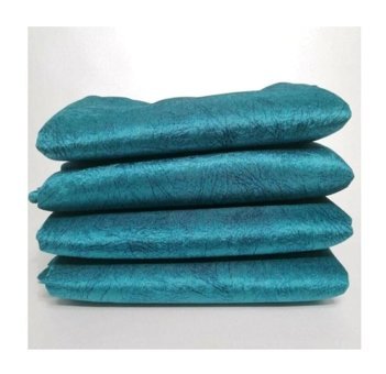 Madame Blue Polyester Süngerli Çizgili Turkuaz Tekli Koltuk Örtüsü 175x215 cm