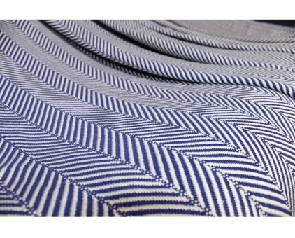 Bies Living Collection Premio Pamuklu Süngersiz Lacivert Tekli Koltuk Örtüsü 200x230 cm