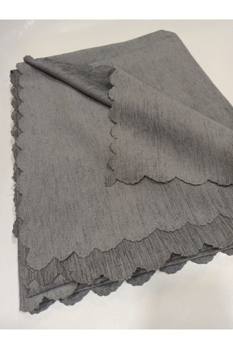 Şener Home Kadife Polar Süngersiz Düz Gri Tekli Koltuk Örtüsü 175x215 cm