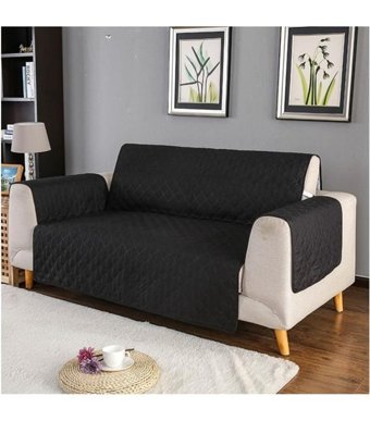 Ankaflex Polyester Süngerli Su Geçirmez Siyah Tekli Koltuk Örtüsü 180x140 cm