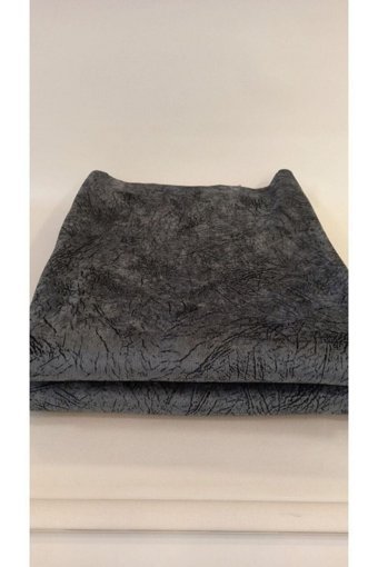 Ceyizimdekor Polyester Polar Jakarlı Süngerli Gri Üçlü Koltuk Örtüsü 175x215 cm