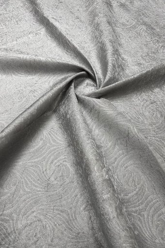 Myevilla Polyester Süngersiz Geometrik Desenli Gri Tekli Koltuk Örtüsü 160x200 cm