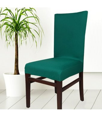 Abeltrade Polyester Süngersiz Düz Giydirmeli Lastikli Yeşil Dörtlü Koltuk Örtüsü 34x48 cm