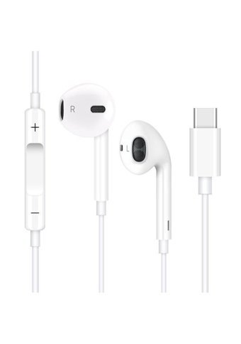 High Bass Mikrofonlu Usb Type C Kablolu Kulaklık Beyaz