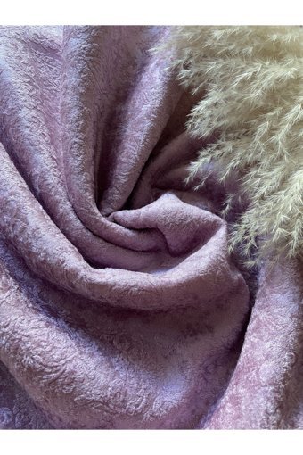 Ceyz Home Kadife Polar Jakarlı Süngerli Pembe Üçlü Koltuk Örtüsü 170x210 cm