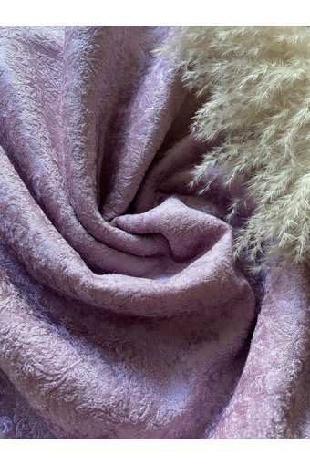 Ceyz Home Kadife Polar Jakarlı Süngerli Pembe Üçlü Koltuk Örtüsü 170x210 cm