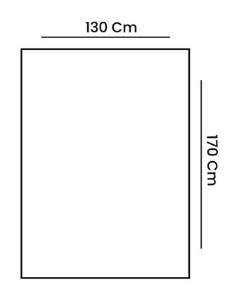 Buca Yün Pamuklu - Polyester Kanvas Jakarlı Süngersiz Armürlü Siyah Üçlü Koltuk Örtüsü 130x170 cm