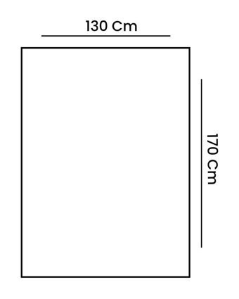 Buca Yün Pamuklu - Polyester Kanvas Jakarlı Süngersiz Armürlü Siyah Üçlü Koltuk Örtüsü 130x170 cm