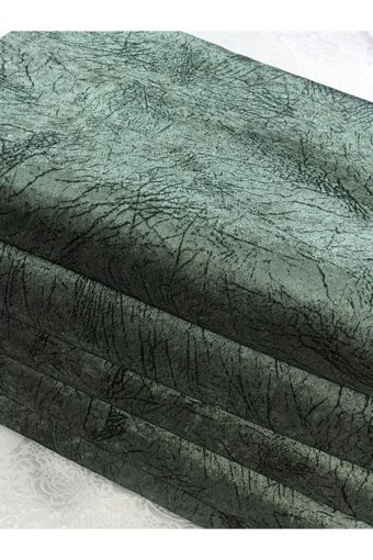 Madame Blue Polyester Süngerli Çizgili Haki Tekli Koltuk Örtüsü 175x215 cm