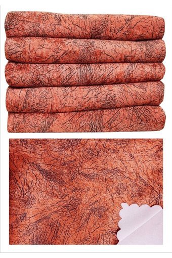 Selay Home Kadife Tay Tüyü Jakarlı Süngerli Çizgili Su Geçirmez Kiremit Üçlü Koltuk Örtüsü 175x210 cm