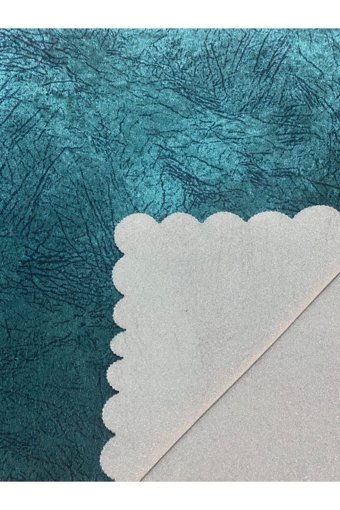 Çıkrıkçı Tekstil Polyester Polar Jakarlı Süngerli Turkuaz Üçlü Koltuk Örtüsü 175x215 cm
