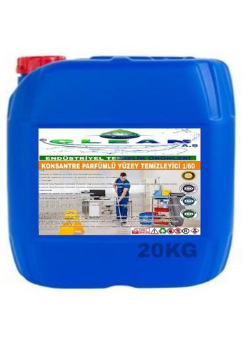 Clean & Strong Parfümlü Ultra Konsantre Yüzey Temizleyici 20 kg