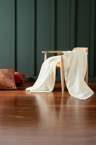 Lova Yatak Sandra Akrilik Süngersiz Düz Beyaz Tekli Koltuk Örtüsü 140x190 cm