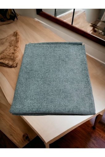Siyah Home Tekstil Bambu - Pamuklu Polar Süngersiz Düz Yeşil Tekli Koltuk Örtüsü 180x220 cm