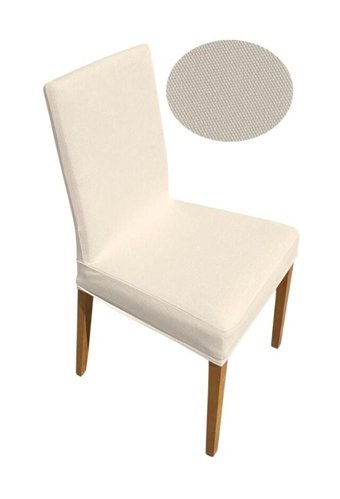 Uygar Home Pamuklu - Polyester Likralı Süngersiz Düz Giydirmeli Bej Tekli Koltuk Örtüsü 38x50 cm