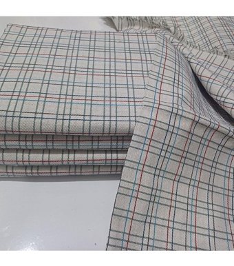 Taşkın Home Pamuklu Polar Saçaklı Süngersiz Çizgili Turuncu Tekli Koltuk Örtüsü 170x220 cm