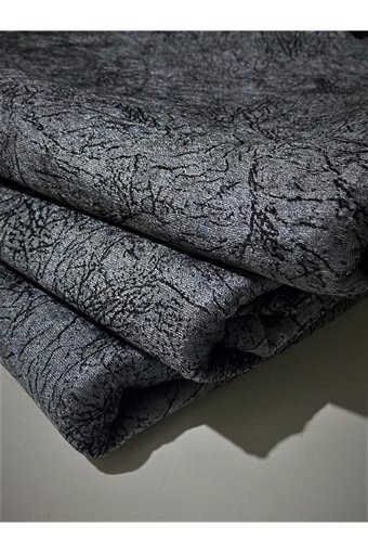 Ayhan Home Polyester Süngerli Mermer Desenli Siyah Tekli Koltuk Örtüsü 175x215 cm