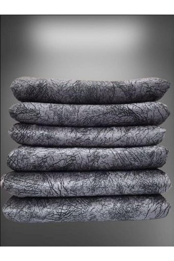 Kkdizayn Polyester Jakarlı Süngerli Çizgili Gri Tekli Koltuk Örtüsü 180x200cm