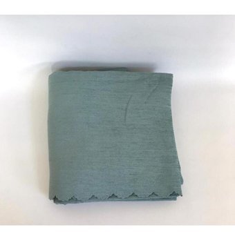 Laris Pamuklu - Polyester Süngersiz Çizgili Yeşil Tekli Koltuk Örtüsü 215x175 cm